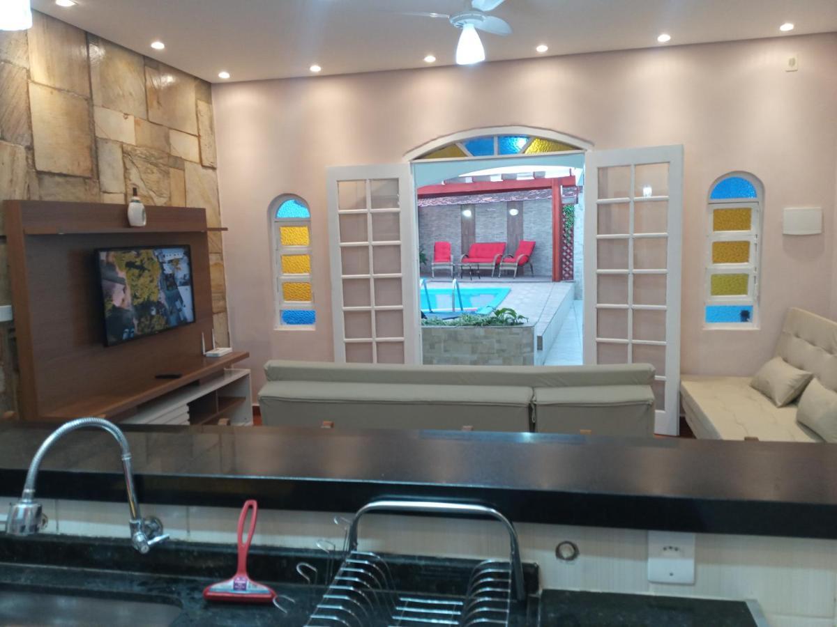 Casa Gourmet: Piscina E Lareira Perto Do Mar Praia Grande (Santos)